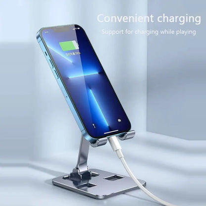 Universal Foldable Desk Phone Holder | Aluminum Alloy Tablet Stand