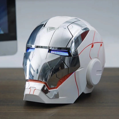 Iron Man MK5 Helmet Cosplay | AutoKing 1:1 Wearable LED Voice Control