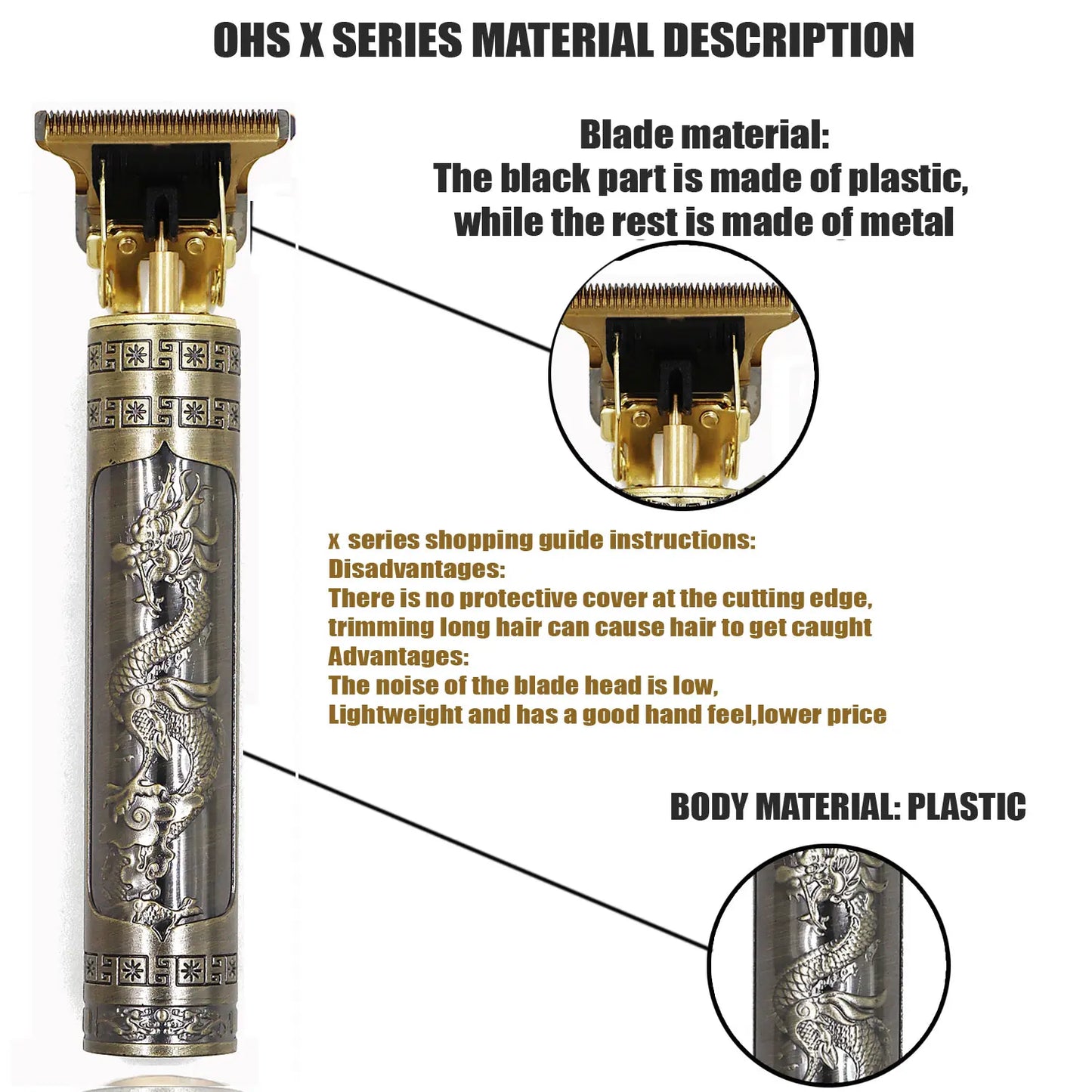 T9 Hair Clipper | Electric Beard Trimmer & 0mm Barber Shaver