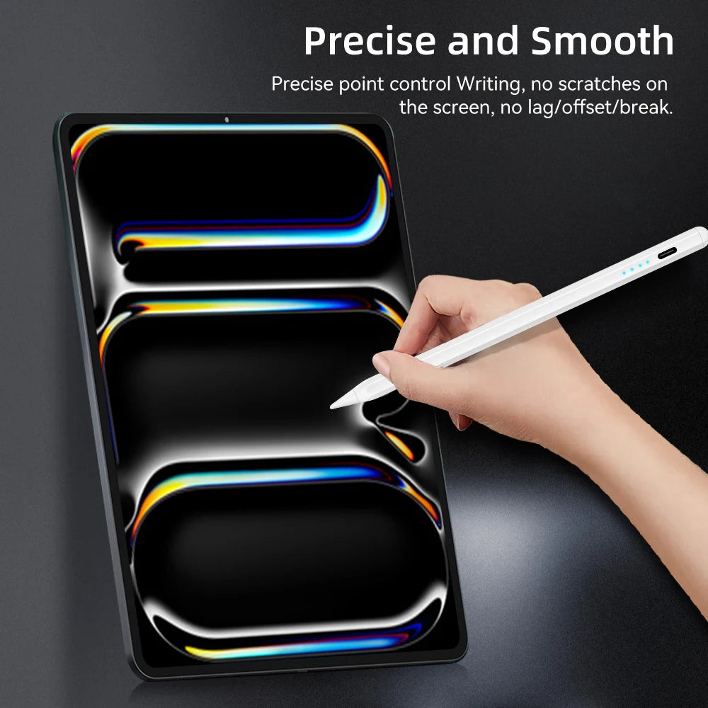 iPad Pencil 2025 M3 Stylus | Palm Rejection Tilt Pen for iPad Pro/Air/Mini