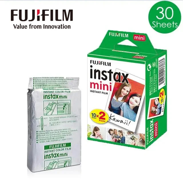 Fujifilm Instax Mini Film | 10–100 Sheets White Edge Photo Paper