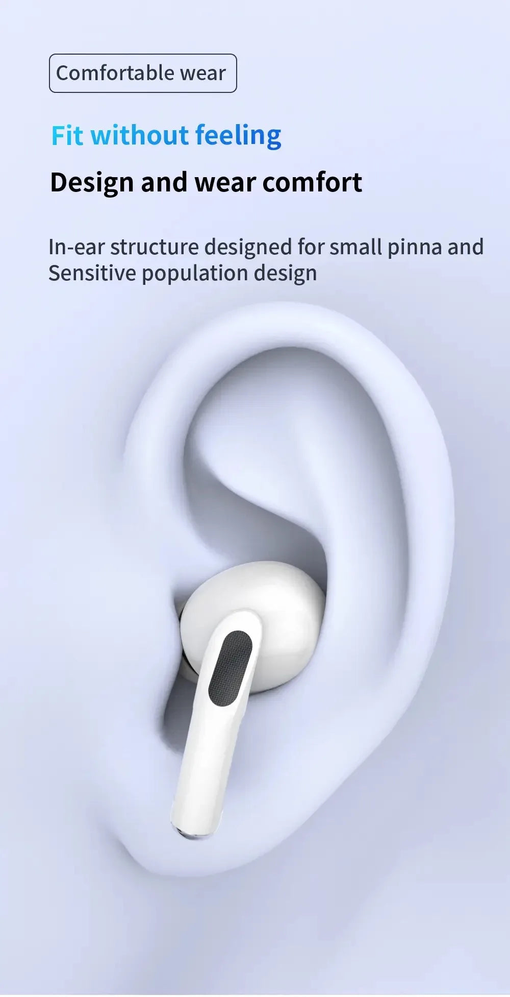 Original Air Pro Bluetooth 5.3 Earphones | Gaming Earbuds for iPhone & Android