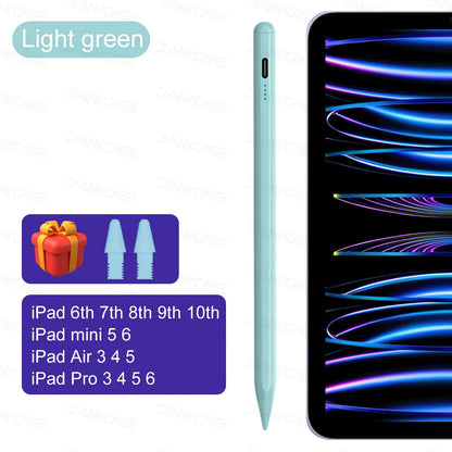 iPad Pencil 2025 M3 Stylus | Palm Rejection Tilt Pen for iPad Pro/Air/Mini