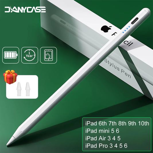 iPad Pencil 2025 M3 Stylus | Palm Rejection Tilt Pen for iPad Pro/Air/Mini