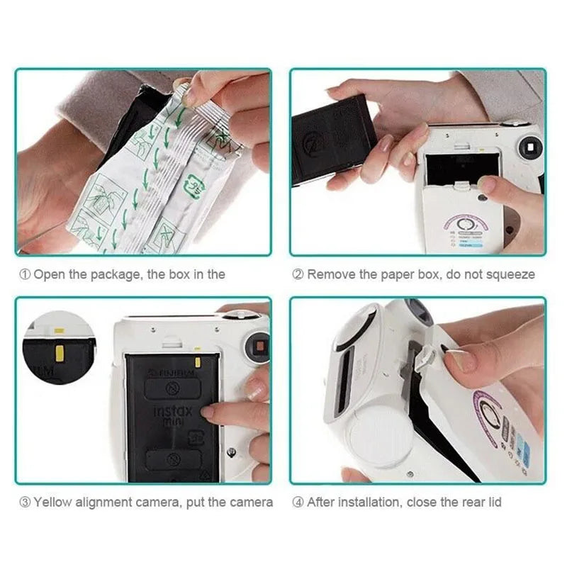 Fujifilm Instax Mini Film | 10–100 Sheets White Edge Photo Paper