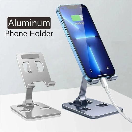 Universal Foldable Desk Phone Holder | Aluminum Alloy Tablet Stand