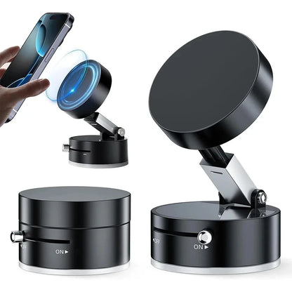 Magnetic Suction Cup Phone Holder | Foldable Multi-Functional Stand