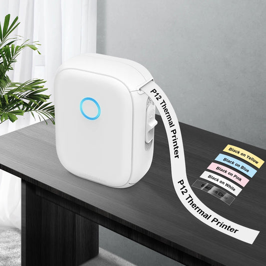 Portable Mini Thermal Label Printer | Marklife P12 Sticker Maker