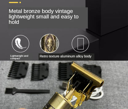 T9 Hair Clipper | Electric Beard Trimmer & 0mm Barber Shaver