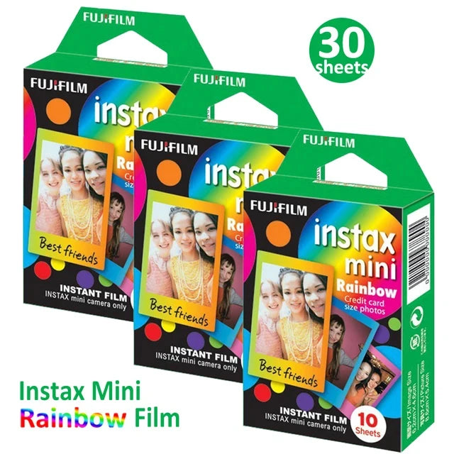 Fujifilm Instax Mini Film | 10–100 Sheets White Edge Photo Paper