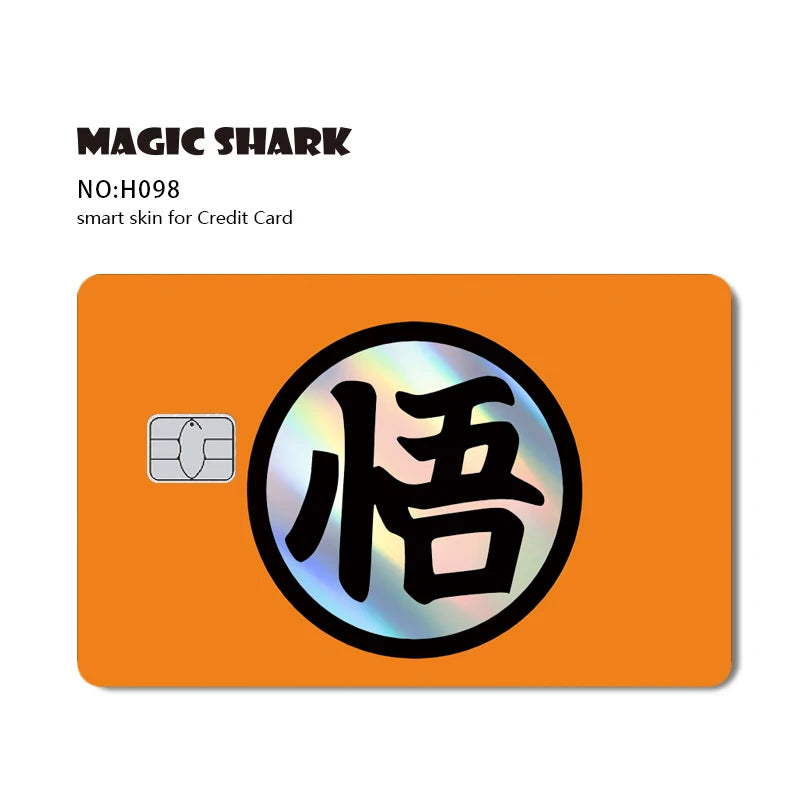 Anime Credit Debit Skin Cover | Goku Vegeta Holographic Card Sticker