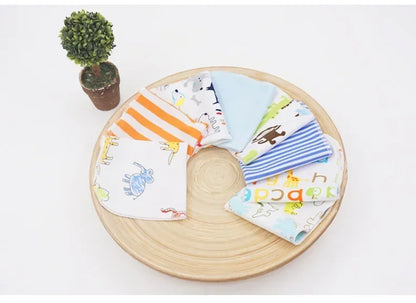 5/8 Pcs Cotton Newborn Baby Towels | Soft Washcloths & Nursing Wipes
