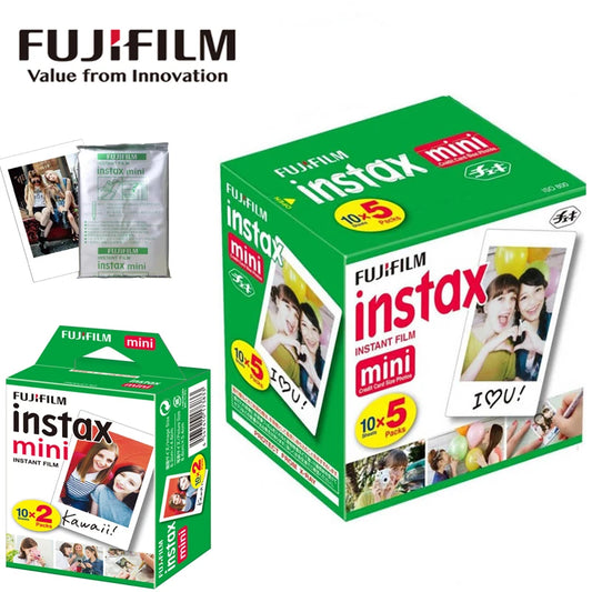 Fujifilm Instax Mini Film | 10–100 Sheets White Edge Photo Paper
