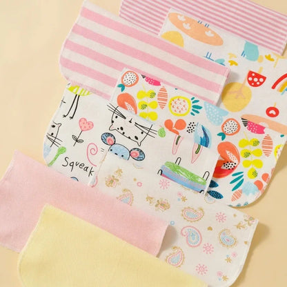 5/8 Pcs Cotton Newborn Baby Towels | Soft Washcloths & Nursing Wipes