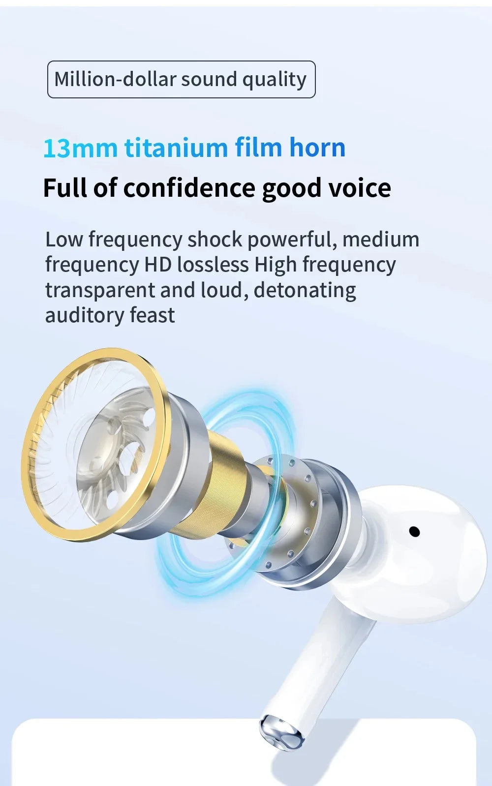Air Pro Bluetooth 5.3 Earphones | Wireless Gaming Earbuds for iPhone & Android
