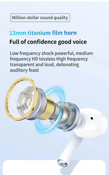Air Pro Bluetooth 5.3 Earphones | Wireless Gaming Earbuds for iPhone & Android