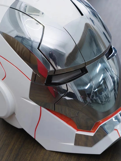 Iron Man MK5 Helmet Cosplay | AutoKing 1:1 Wearable LED Voice Control
