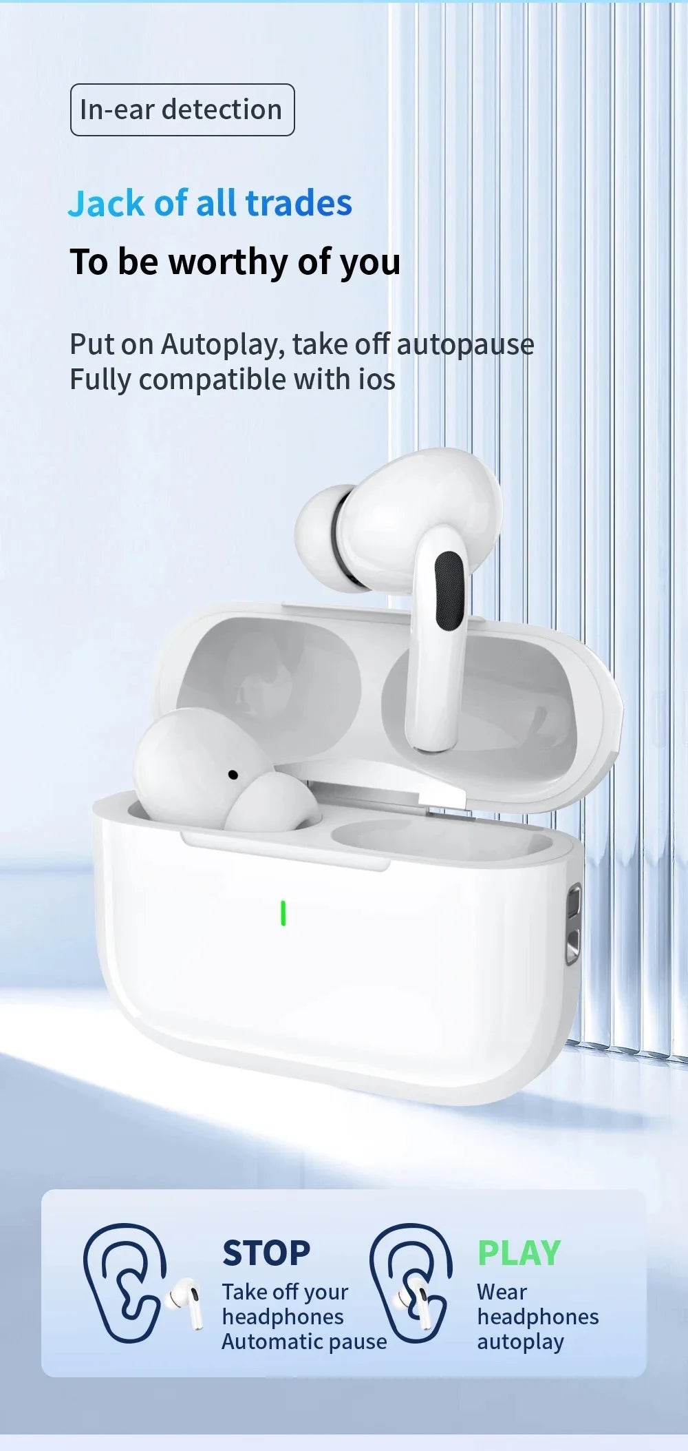 Air Pro Bluetooth 5.3 Earphones | Wireless Gaming Earbuds for iPhone & Android