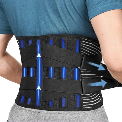 Adjustable Lumbar Support Belt | Orthopedic Back Brace & Pain Relief