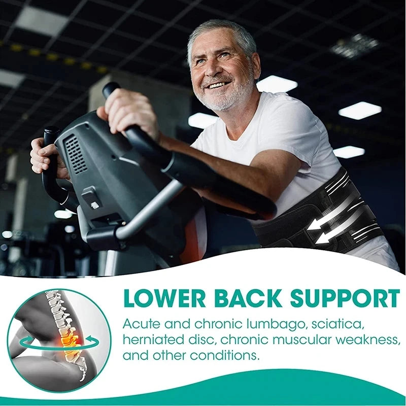 Adjustable Lumbar Support Belt | Orthopedic Back Brace & Pain Relief