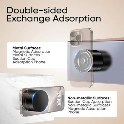 Magnetic Suction Cup Phone Holder | Foldable Multi-Functional Stand