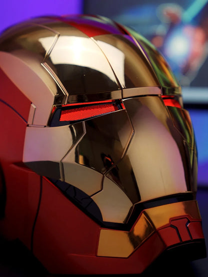 Iron Man MK5 Helmet Cosplay | AutoKing 1:1 Wearable LED Voice Control