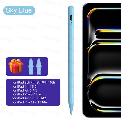 iPad Pencil 2025 M3 Stylus | Palm Rejection Tilt Pen for iPad Pro/Air/Mini