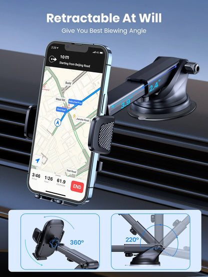TOPK Car Phone Holder | Gravity Stand Dashboard, Windshield & Air Vent