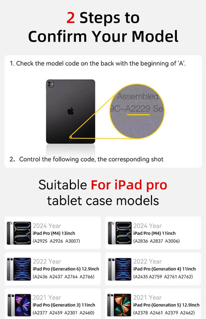 iPad Pencil 2025 M3 Stylus | Palm Rejection Tilt Pen for iPad Pro/Air/Mini