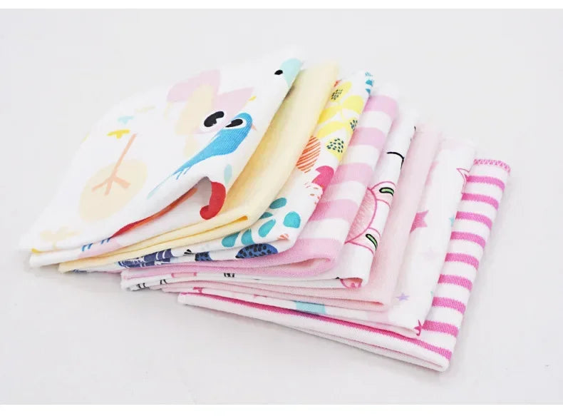5/8 Pcs Cotton Newborn Baby Towels | Soft Washcloths & Nursing Wipes