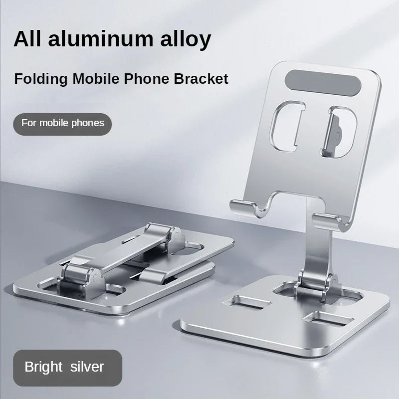 Universal Foldable Desk Phone Holder | Aluminum Alloy Tablet Stand