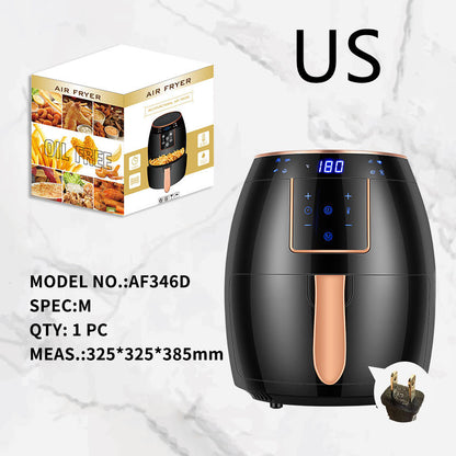 5.5L Touch Screen Air Fryer | Automatic Oil-Free Fryer & Chips Maker