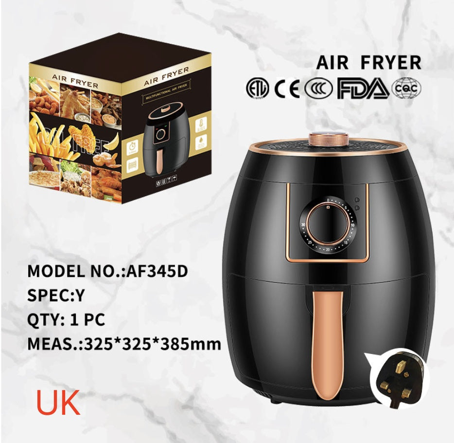 5.5L Touch Screen Air Fryer | Automatic Oil-Free Fryer & Chips Maker